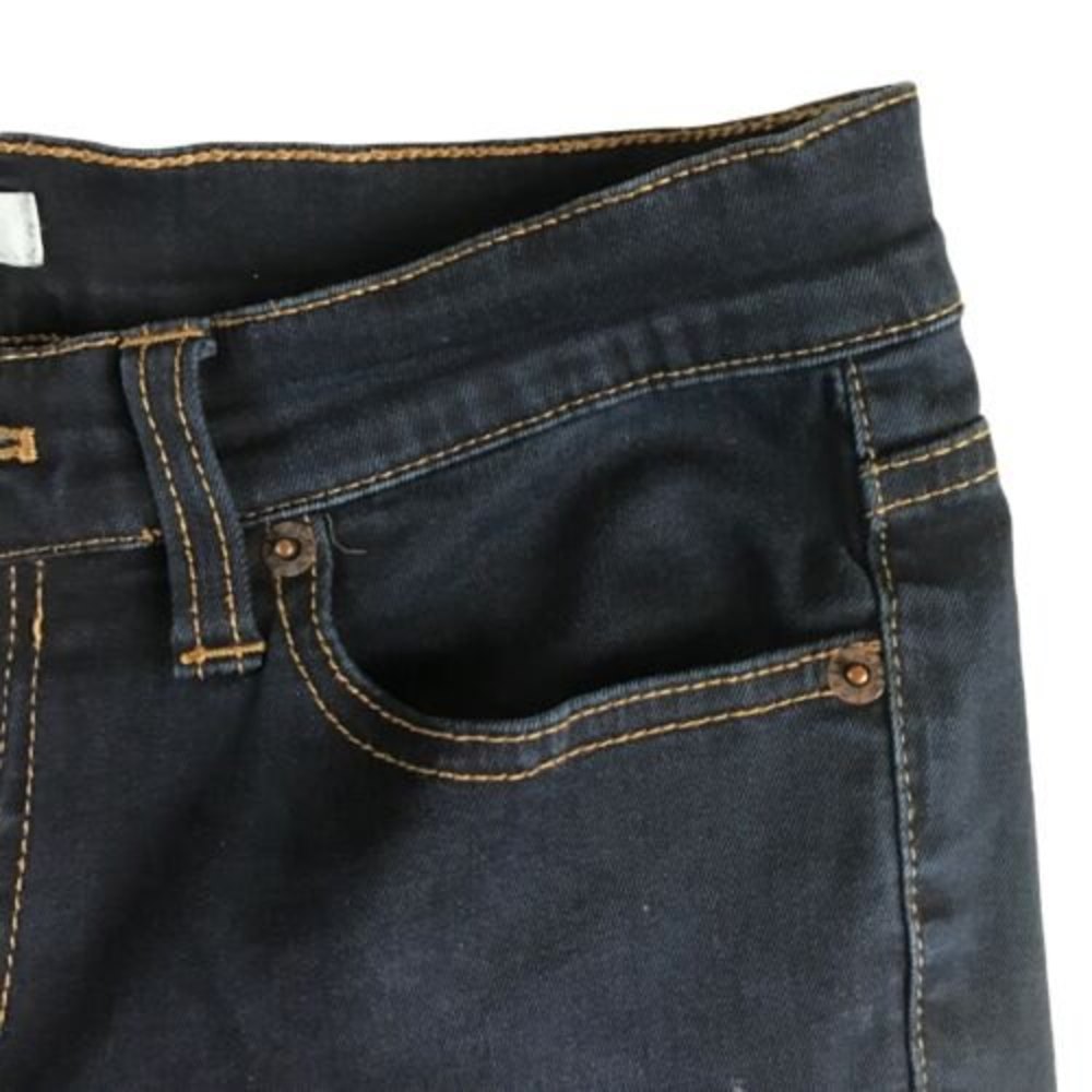 New J. Crew Womans Stretch Med Rise Skinny Jeans Sz 27 Dark 28x28 RN 77388 - Picture 7 of 12